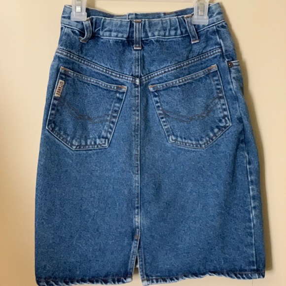 Vintage Gitano jean skirt Size 3/4 - Picture 2 of 5